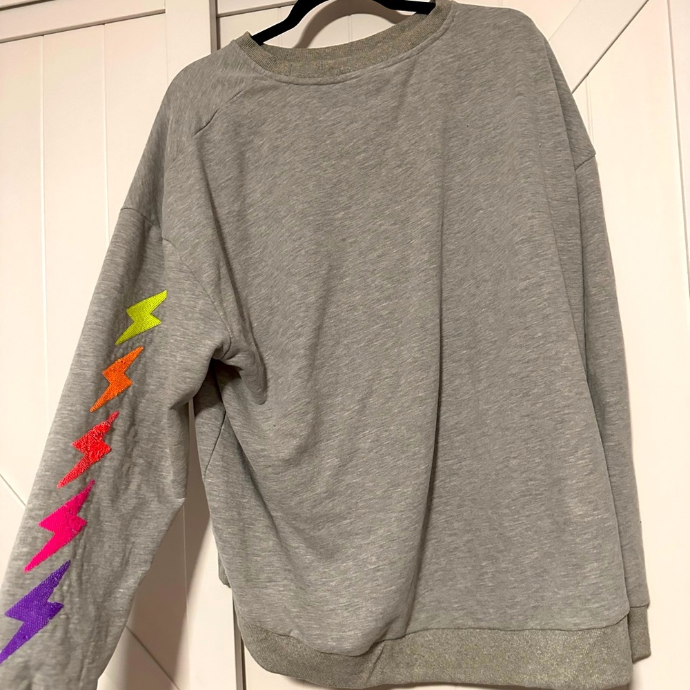 Queen Of Sparkles Lightning Bolt Sweater